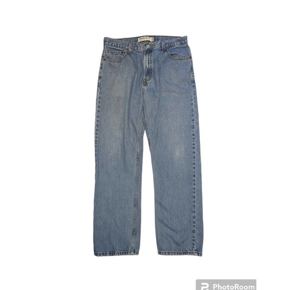 Levi's 505 Light Wash Regular Fit Jeans Size 36x32 - Picture 1 of 13